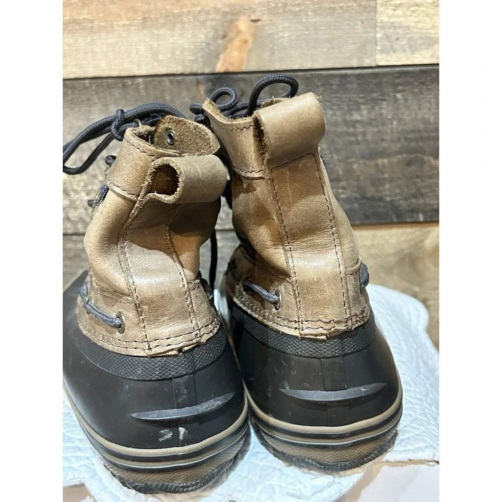 UGG Zetik Waterproof Duck Boots Chestnut Leather Men 10 STS21638